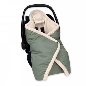 Nid d'ange imperméable teddy green Bemini