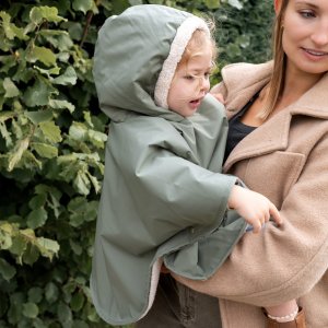 Poncho chaud de voyage imperméable green Bemini