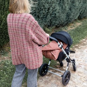 Nid d'ange biside pady jersey carmin Bemini