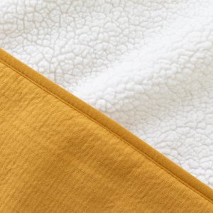Poncho chaud teddy ocre Bemini