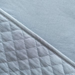 Poncho chaud de voyage pady quilted jersey stone Bemini