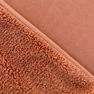 Poncho chaud softy noisette Bemini