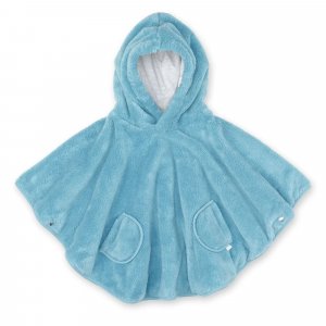 Poncho chaud softy turquoise Bemini