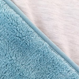 Poncho chaud softy turquoise Bemini