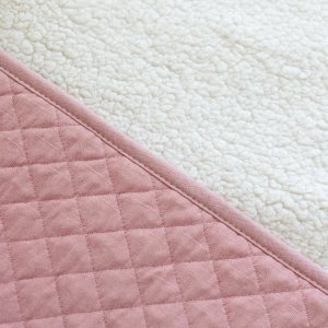 Poncho chaud de voyage pady quilted vintage Bemini