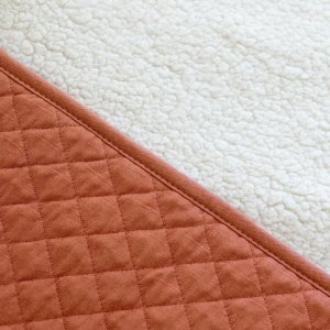 Poncho chaud de voyage pady quilted brick Bemini