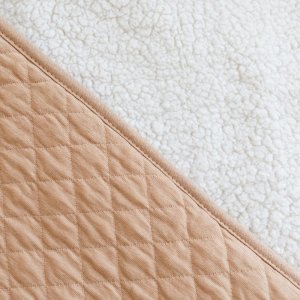 Poncho chaud de voyage pady quilted beige Bemini