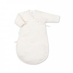 Gigoteuse bébé hiver 1-4 mois pady jersey small dot print ecru Bemini