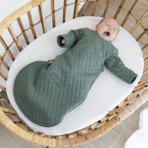 Gigoteuse bébé mi-saison 1-4 m pady quilted jersey vert Bemini