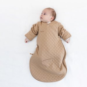 Gigoteuse bébé mi-saison 1-4 m pady quilted jersey beige Bemini