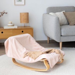 Couverture bébé 75 x 100 cm softy blush Bemini