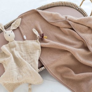 Couverture bébé 75 x 100 cm softy natural Bemini