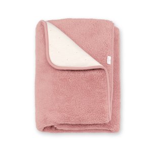 Couverture bébé 75x100 cm pady softy vintage rose Bemini