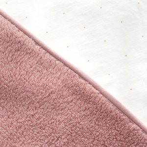 Couverture bébé 75x100 cm pady softy vintage rose Bemini