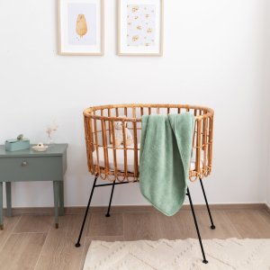 Couverture bébé 75 x 100 cm softy sauge Bemini