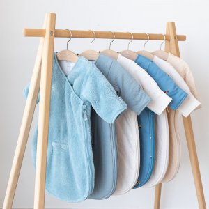 Gigoteuse bébé hiver 1-4 mois softy turquoise Bemini