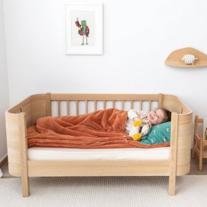 Sac de couchage enfant 70x140 cm noisette Bemini