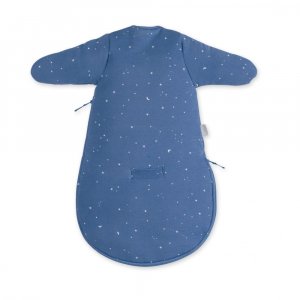 Gigoteuse hiver 1-4 mois jersey bleu foncé Bemini