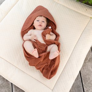 Tapis de parc 100x100cm quilted jersey cream Bemini