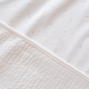 Tapis de parc 100x100cm tetra jersey ivoire Bemini