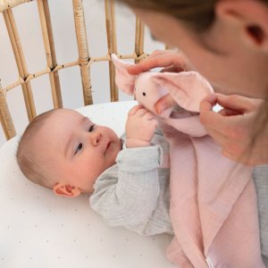 Doudou lapin 40x40 cm Bemini