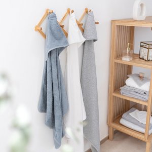 Sortie de bain enfant bleu Bemini
