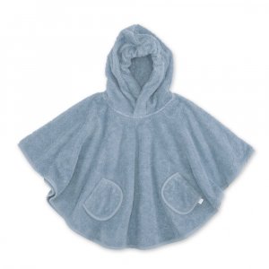 Poncho de bain éponge bleu stone Bemini