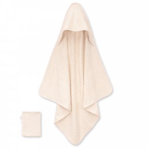Cape de bain bébé 75x75 cm terry ptilu Bemini