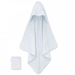 Cape de bain bébé 75x75 cm terry glacier Bemini