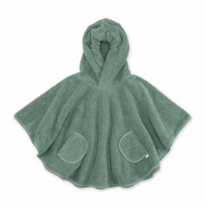 Poncho de bain terry vert Bemini