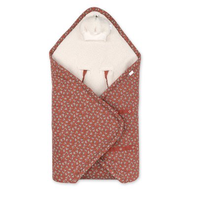 Nid d'ange biside pady jersey teddy carmin