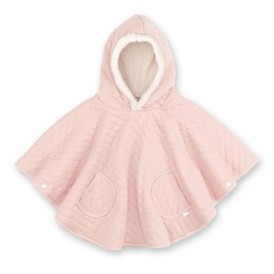 Poncho chaud de voyage pady quilted blush