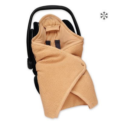 Nid d'ange teddy bouclette ocre