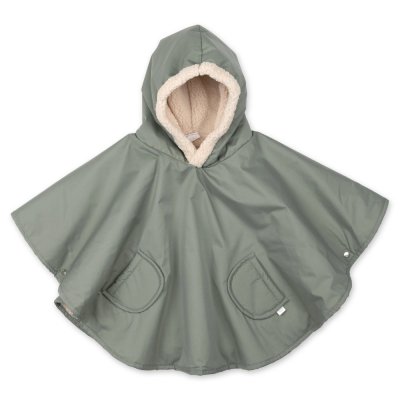 Poncho chaud de voyage imperméable green