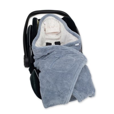 Nid d'ange 0-12 mois pady softy et jersey stone blue