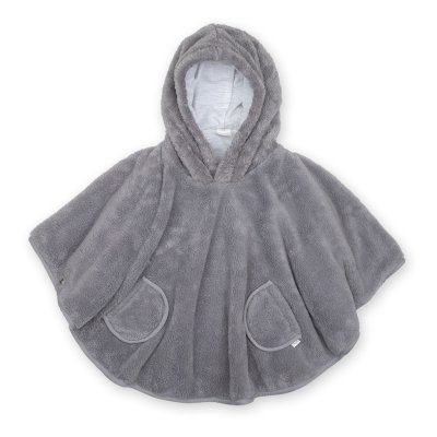 Poncho chaud softy cadum gris anthracite