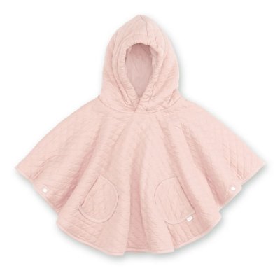 Poncho chaud de voyage pady quilted jersey blush