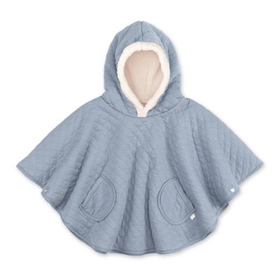 Poncho chaud de voyage pady quilted stone