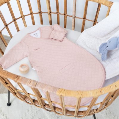 Gigoteuse bébé mi-saison 1-4 m pady quilted jersey blush