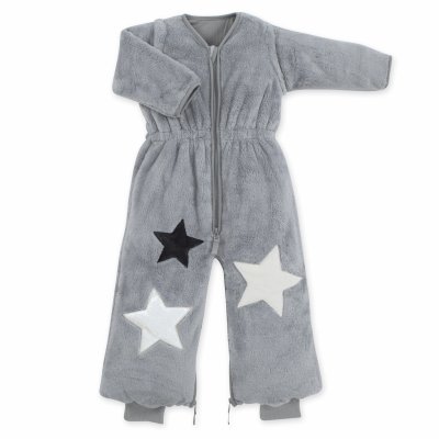 BEMINI Gigoteuse bébé hiver 24-36 mois softy gris étoilé