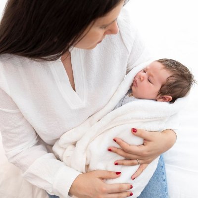 Couverture bébé 75 x 100 cm softy pudding