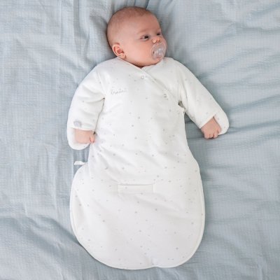 Gigoteuse bébé hiver 1-4 mois pady jersey écrue