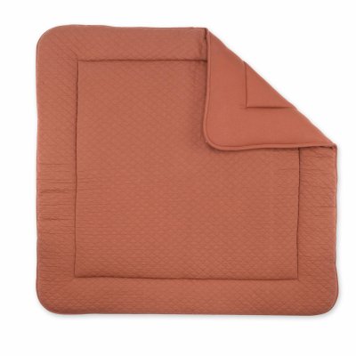 Tapis de parc 100x100cm quilted jersey brick