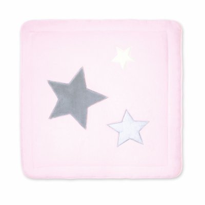 BEMINI Tapis de parc bébé softy rose cristal