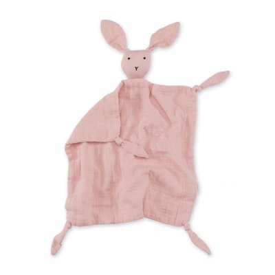 Doudou lange lapin vieux rose