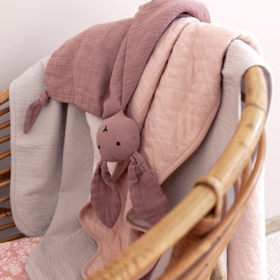 Doudou lange lapin ginger