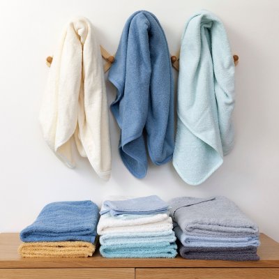 Sortie de bain enfant écru