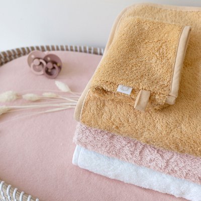 Sortie de bain enfant vieux rose