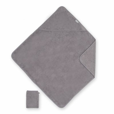 Sortie de bain enfant gris anthracite