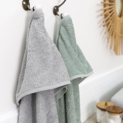 Sortie de bain enfant gris